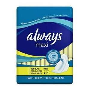  Always Maxi Pads Regular With Flexi Wings Volume Value 