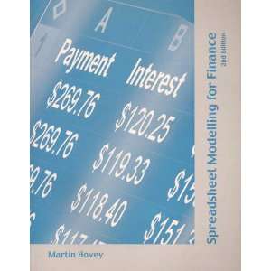  Spreadsheet Modelling for Finance (9780733974380) Hovey 
