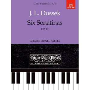 Six Sonatinas Op19 Easier Piano Pieces 1 (Easier Piano 