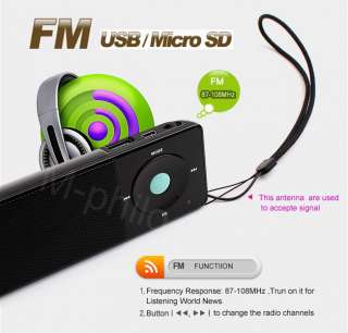 FM radio function, You can enjoy the wonderful music with this 