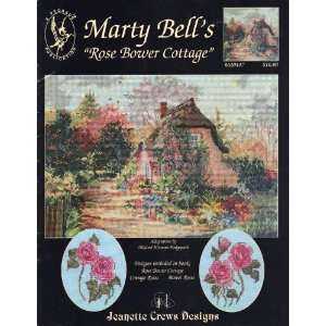 Marty Bells, Rose Bower Cottage, Cross Stitch (Jeanette Crews Designs 
