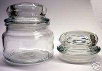 Clear Glass Dome Lid For 3 Apothecary Jars (72 Lids)  