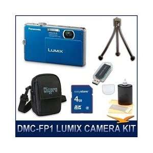  Panasonic LUMIX DMC FP1 Digital Camera (Blue), 12 MP, 4x 