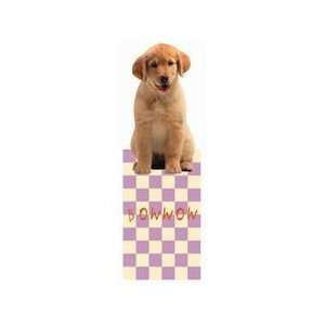  Golden Retriever Puppy Bookmark