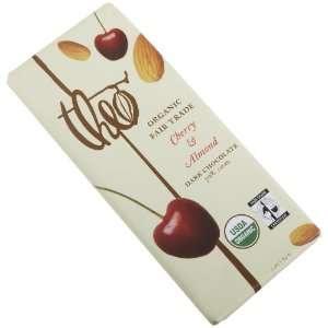 Theo Classic Organic Dark Chocolate (70% Cacao) with Cherry & Almond 
