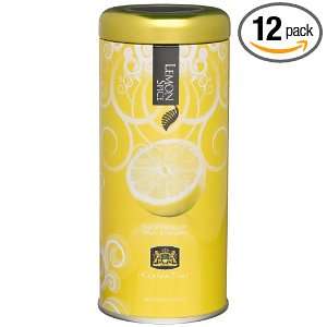Silkenty Lemon Spice, 20 Count Tea Bags in Canister (Pack of 12)