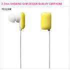 mm Chewing Gum Earphone Headset Earbuds for Apple I