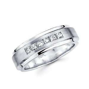   Cut Diamond Ladies Wedding Ring Band .36 ct (G H Color, I1 Clarity