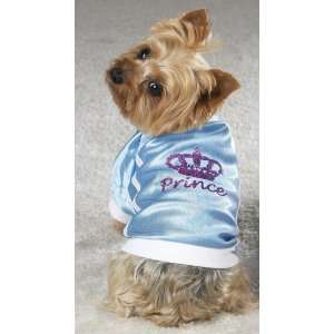   Blue Satin Dog Shirt Fashion Jersey   XL Extra Large
