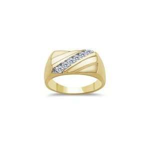  0.24 CT MENS CENTER CUT CHANNEL SET RING 8.0 Jewelry