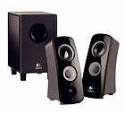 logitech z323 2 1 stereo pc speakers subwoofer system free