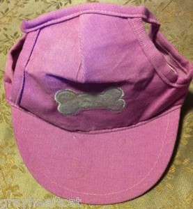 NEW Pink Dog Visor hat cap bone Corduroy pet apparel  