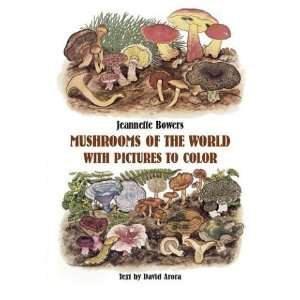  Mushrooms of the World with Pictures to Color [Paperback 