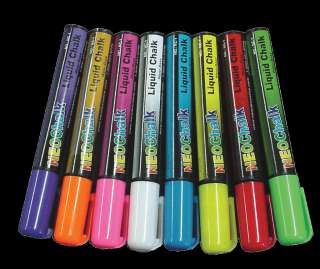 Neon Color 5 Earth Tone Liquid Chalk Markers Combo  