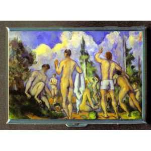 THE BATHERS PAUL CEZANNE ID Holder, Cigarette Case or Wallet MADE IN 