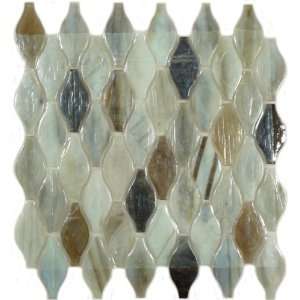   Shapes Brown 1 3/8 x 3 Glossy Glass Tile   14732