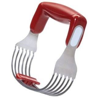  Pastry Blender   5 Blades   Stainless Steel with Wood 