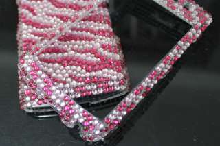   Diamond Pink Zebra Hard Case Cover for Blackberry 9550 storm 2  