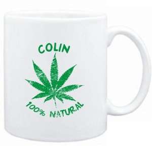    Mug White  Colin 100% Natural  Male Names