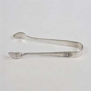  Her Majesty by 1847 Rogers, Silverplate Sugar Tongs 