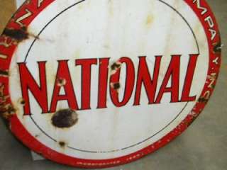Old National Refining Company Motor Oils Gasoline Early DBL Sided 