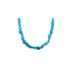  Single Strand Turquoise Beaded Necklace 