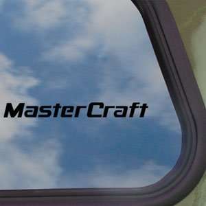  MasterCraft Black Decal BOAT CRUISER Truck Window Sticker 