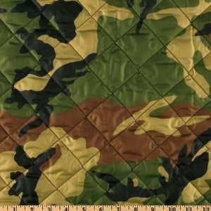  58 Wide Quilted Nylon Ripstop Camo Fabric By The Yard 