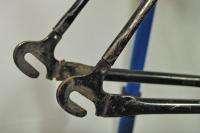   Rat rod bicycle frame & fork black steel middleweight bike  