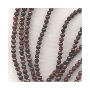  4mm Red Tiger Eye Round Beads Arts, Crafts & Sewing