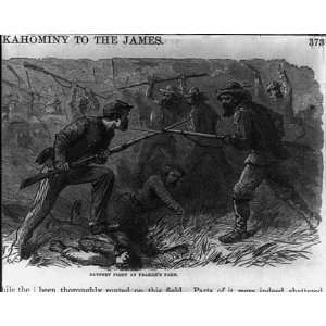  Bayonet Fight at Fraziers Farm, near Richmond, 1862