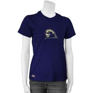  Pittsburgh Panthers Navy Blue Ladies Team Logo T shirt 