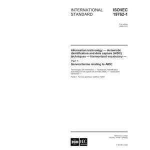  ISO/IEC 19762 12005, Information technology   Automatic 