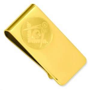  Gold Plated Masonic Money Clip Kelly Waters Jewelry
