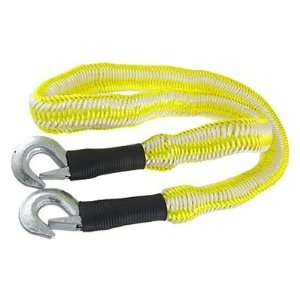   Truck Car Yellow White Nylon Braided Pulling Strap Towing Rope 1.5M
