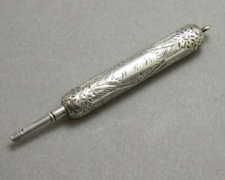Antique Victorian Sterling Silver Propelling Pencil  