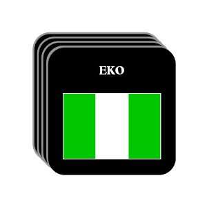  Nigeria   EKO Set of 4 Mini Mousepad Coasters 