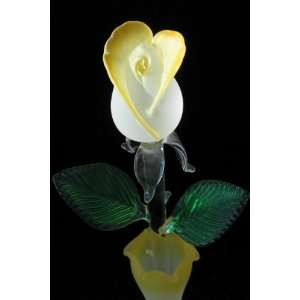    Collectibles Crystal Figurines Golden Rose 