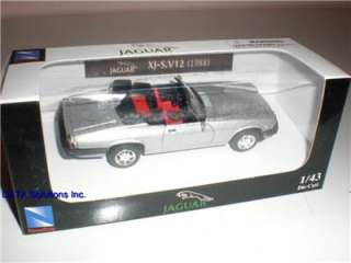 New RARE 1988 Jaguar XJ S.V12 Silver Diecast Car 143 093577488449 