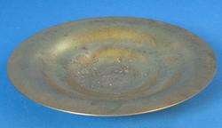 Signed Tiffany Studios 9 Gold Dore Bronze Bowl #1708  