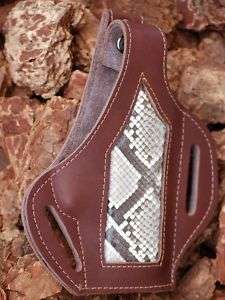 Barsony Python Leather Holster S&W 5903 5904 5905 5906  
