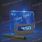 High Star Plastic Frame Glowing LED Message Writing Board with Alarm