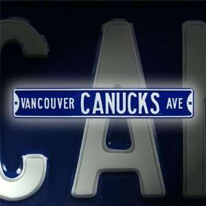  Vancouver Canucks Ave. Street Sign