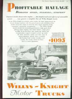 Lot of 1913 1920s Willys Truck Vintage COOL Ads (4)  