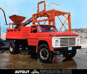 1968 Ford F600 Dump Truck Factory Photo  