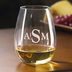   Chardonnay Stemless Wine Glasses (Set of 2)