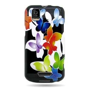 WIRELESS CENTRAL Brand Hard Snap on Shield With COLOR BUTTERFLY Design 