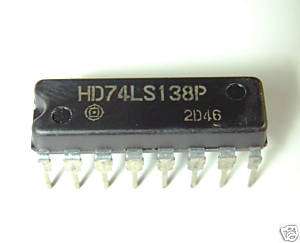 10 pcs DIP IC HD74LS138P 74LS138P 74LS138 Hitachi  