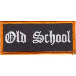   SCHOOL Fun Quality Embroidered Biker Vest Patch 