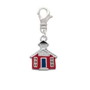  Red School House Clip On Charm Arts, Crafts & Sewing